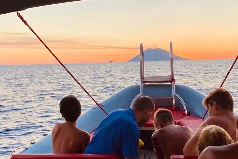 Atardecer sobre Capo Vaticano