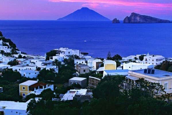 Entardecer em Panarea