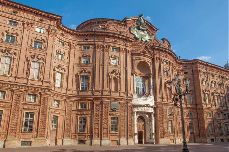Fachada del Palazzo Carignan