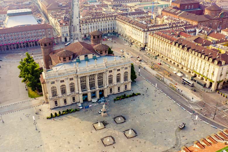 Vista aérea do Palazzo Madama