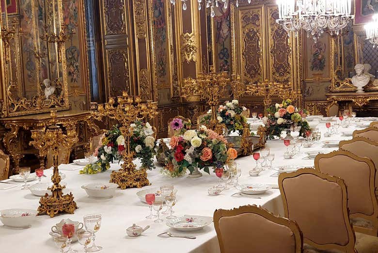 Comedor del Palacio Real de Turín