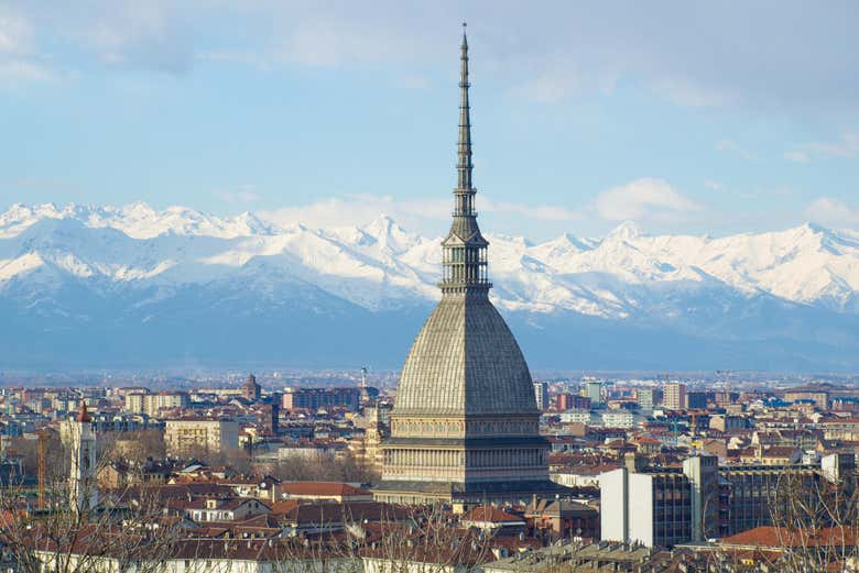 Vistas panorámicas de la Mole Antonelliana