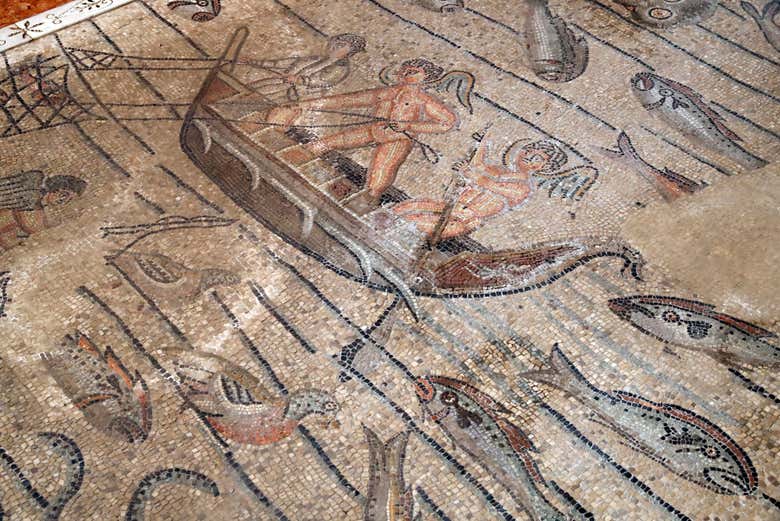 Dettaglio del mosaico