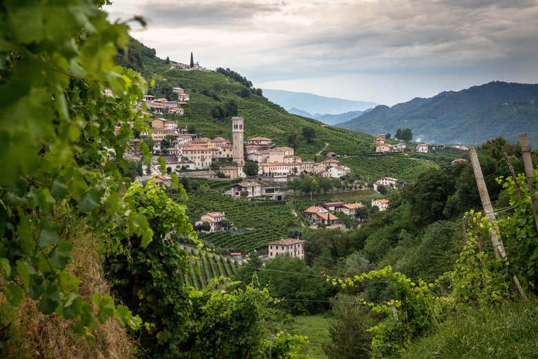 Panorámica de Valdobbiadene