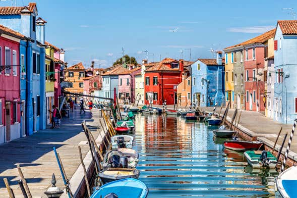 Excursão a Burano e Murano por conta própria