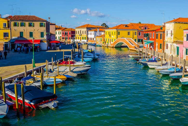 Canales de la isla de Burano