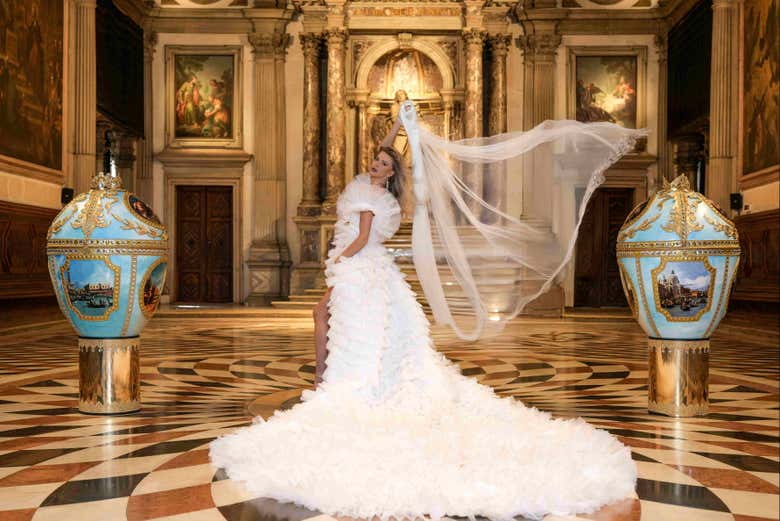 Una delle artiste dello spettacolo