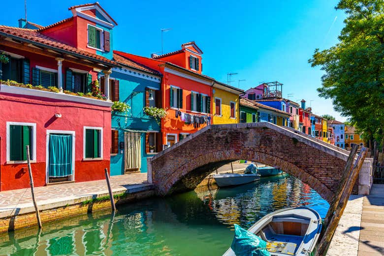 Centro histórico de la isla de Burano