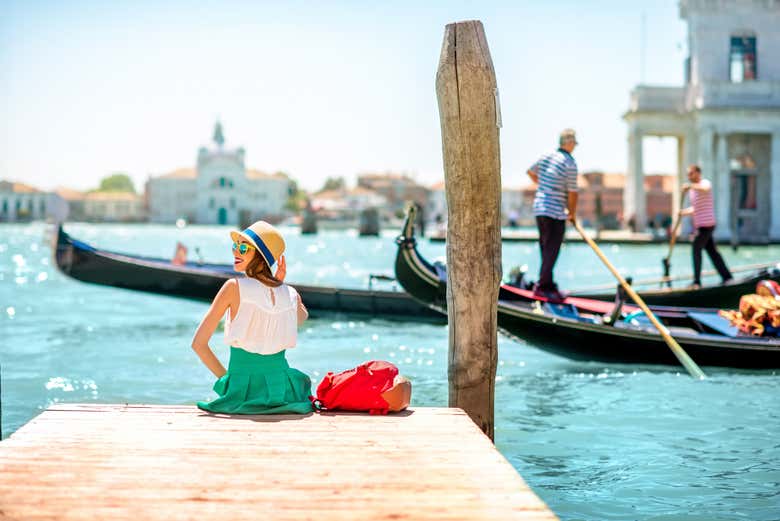 Disfrutando de Venecia