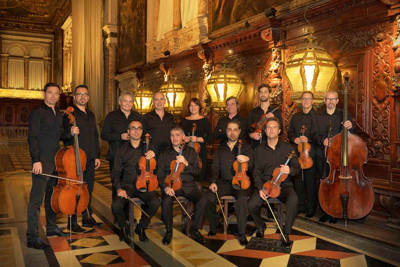 Les musiciens prêts pour le concert