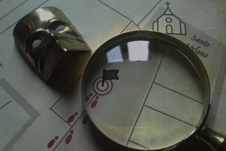 Gathering clues in Venice
