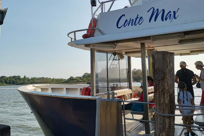 Barco listo para zarpar