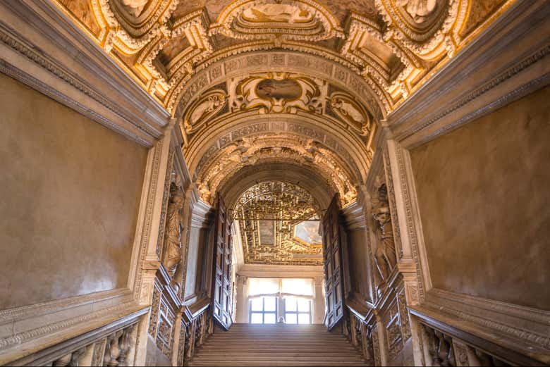 Escalera de los Gigantes en el Palacio Ducal de Venecia