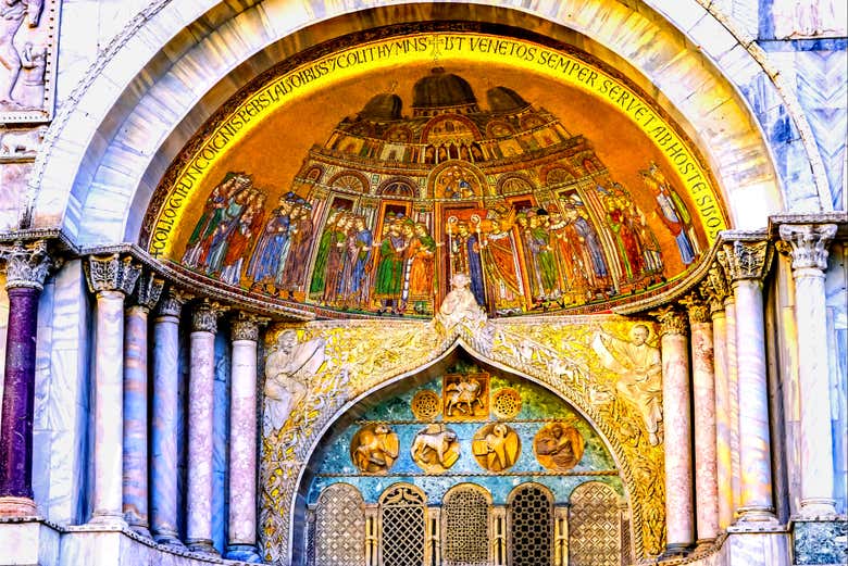Mosaico en la Basílica de San Marcos