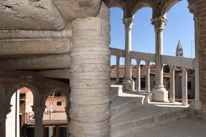 Escaleras del palacio Contarini del Bovolo