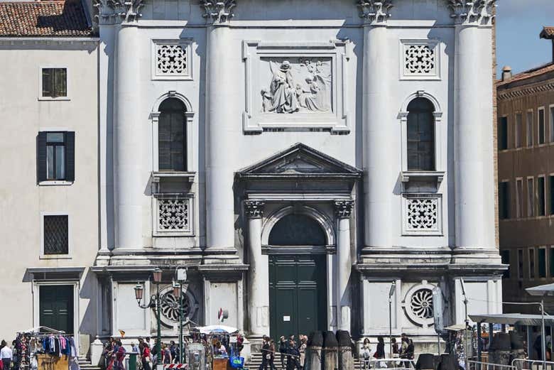 Façade of the Santa Maria della Pietà Church