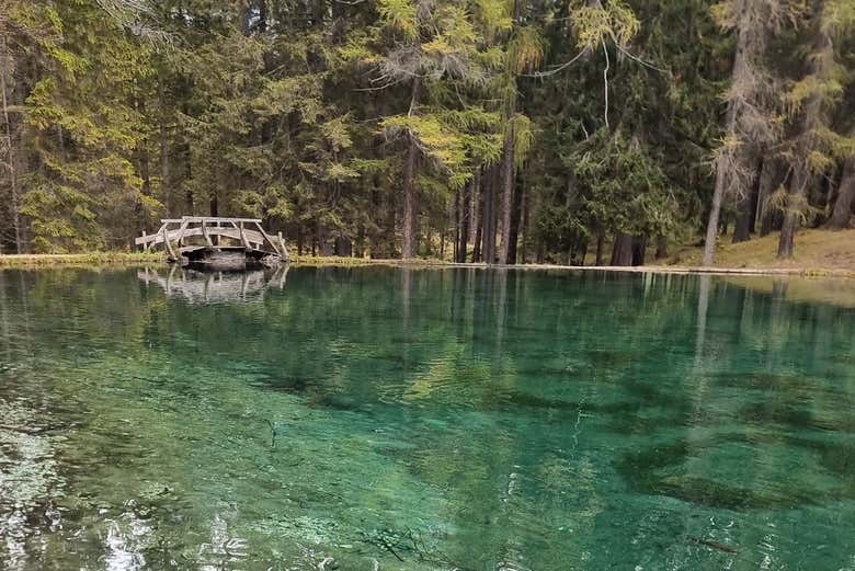 Il lago di Ghedina