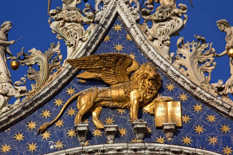 Il leone di San Marco a Venezia