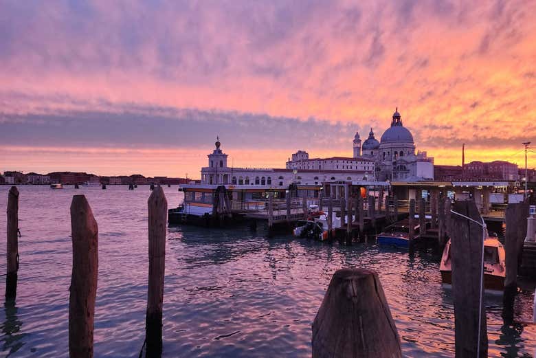 Paysages à admirer au coucher du soleil à Venise