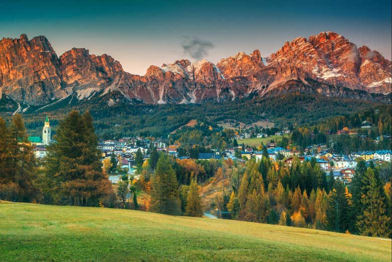 Panorámica de Cortina d'Ampezzo