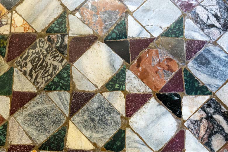 La pavimentazione della Basilica