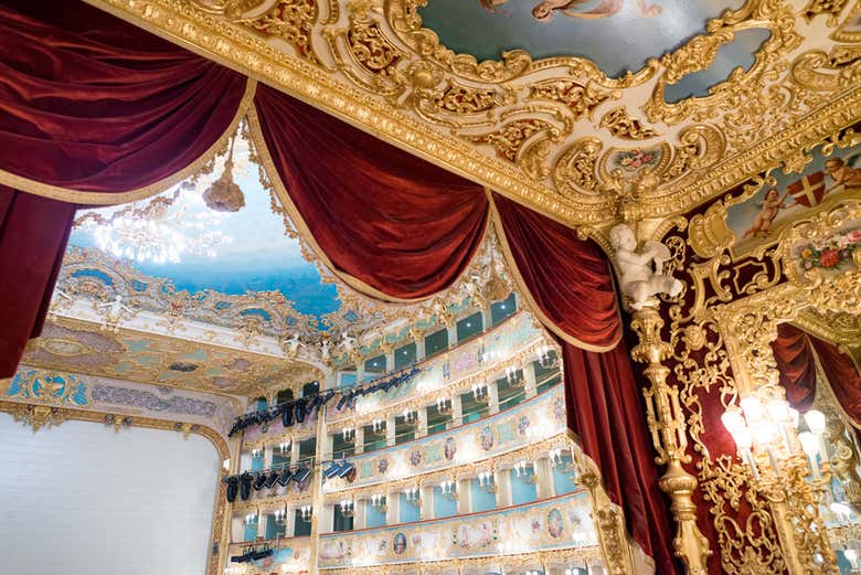 Interno del Teatro La Fenice