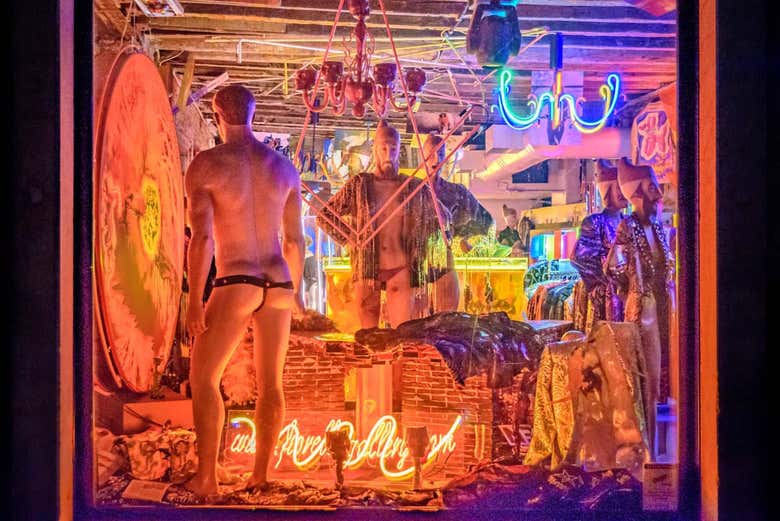 Escaparate de una tienda erótica veneciana