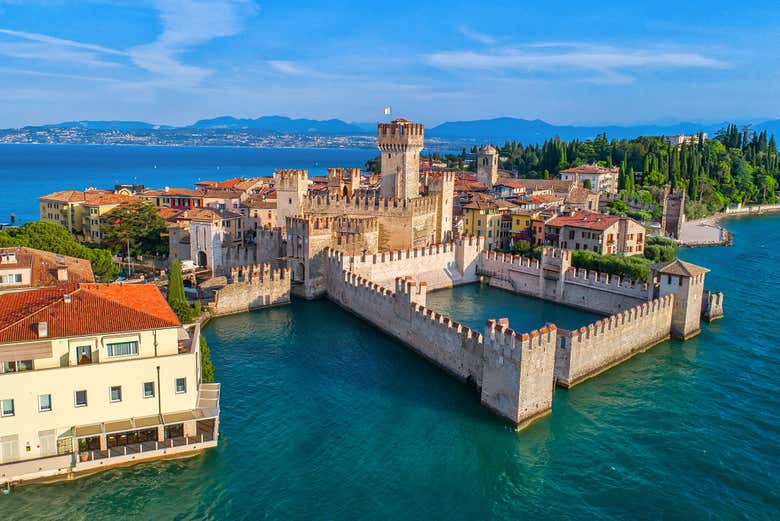 Vista aérea de Sirmione