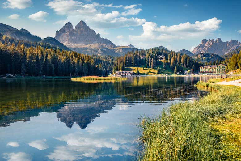 Vista sul Lago di Misurina