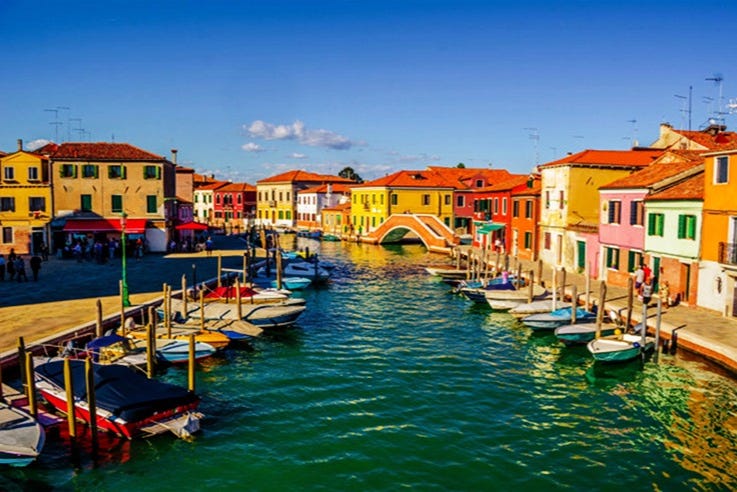 Murano, une des îles de la lagune de Venise 