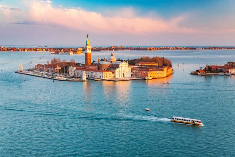 Vue panoramique sur San Giorgio Maggiore