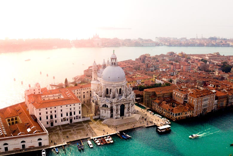Vue sur la magnifique Venise