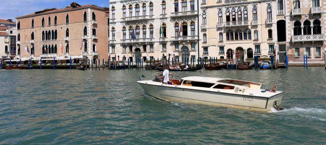 Transporte privado en watertaxi entre el aeropuerto y Venecia