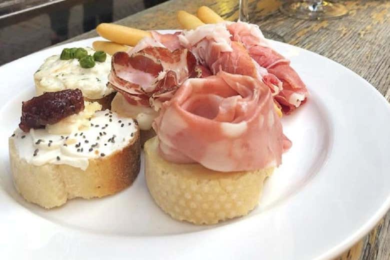 Aperitivo típico de Verona