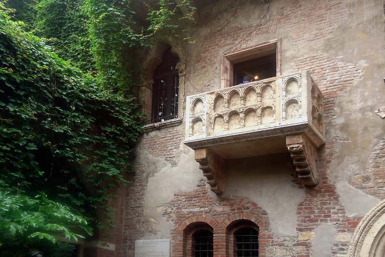Juliet's famous balcony