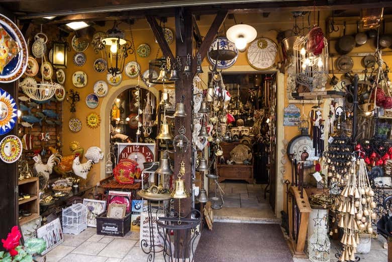 Una tienda en Sirmione
