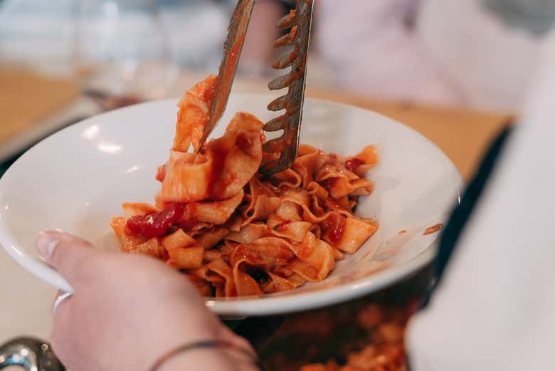 Un délicieux plat de pâtes