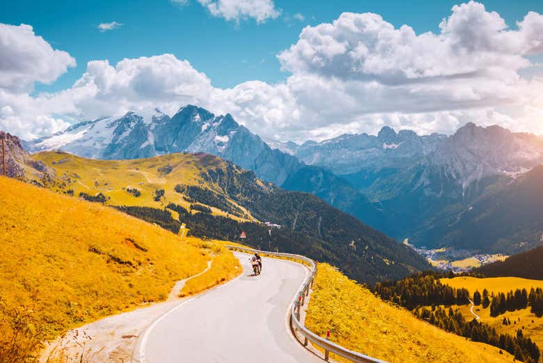 Vistas del Valle de Fassa