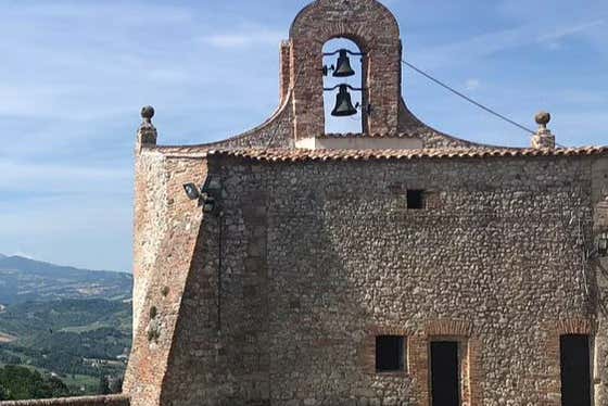 Detalle de la fortaleza Malatesta