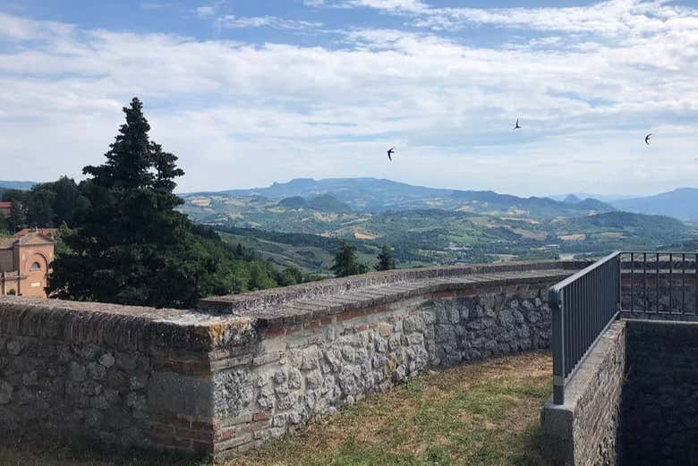 Vistas desde la fortaleza Malatesta