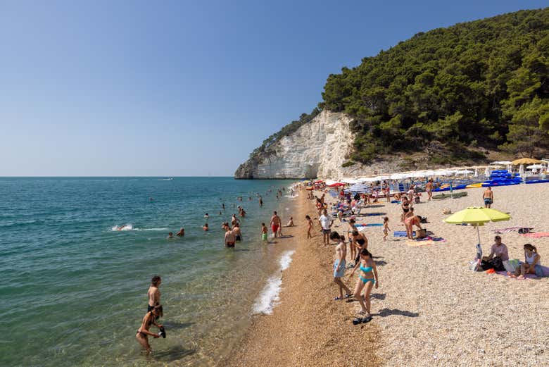 La spiaggia di Vignanotica