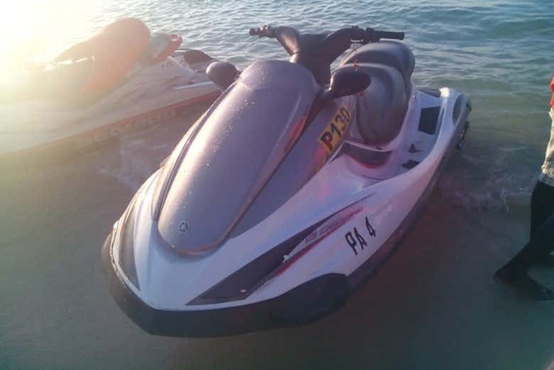 Moto de agua para la actividad