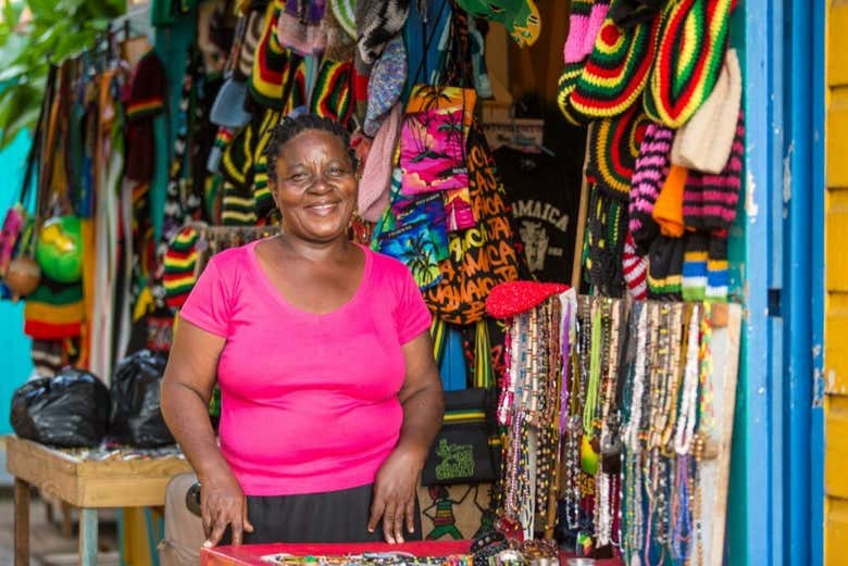 Uma das lojas de Montego Bay