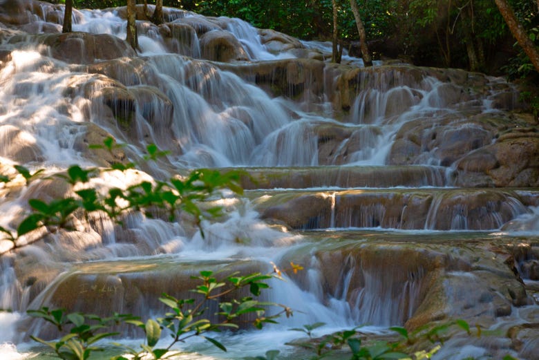 Panorâmica das cascatas do rio Dunn