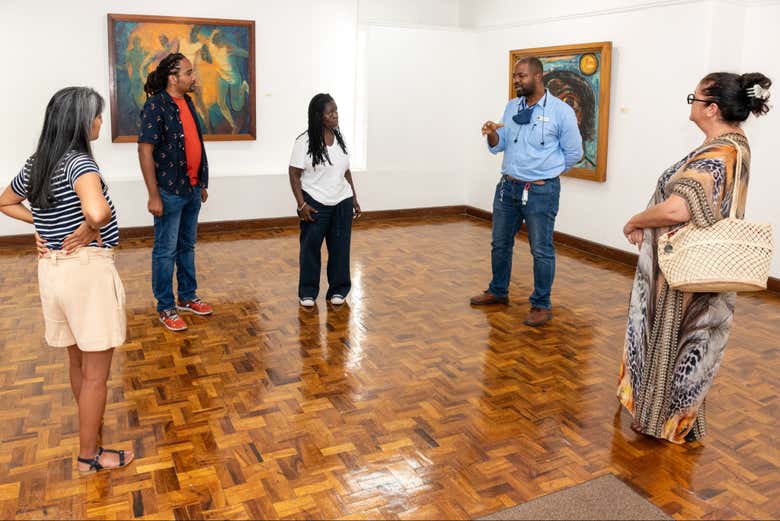 Veremos obras que vão desde a época pré-colombiana até hoje