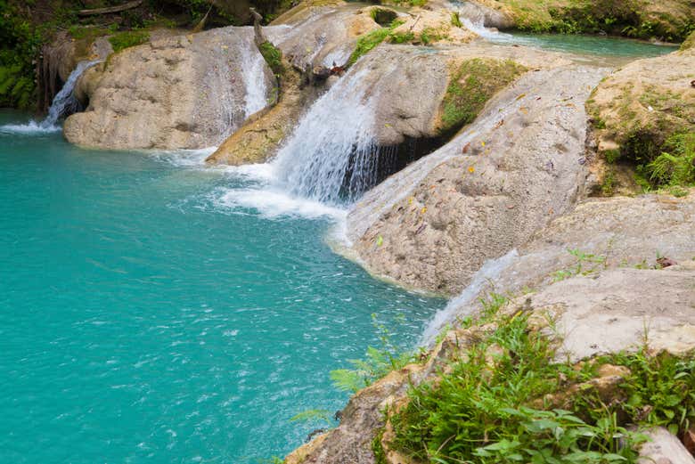 Caídas de agua en Agujero Azul