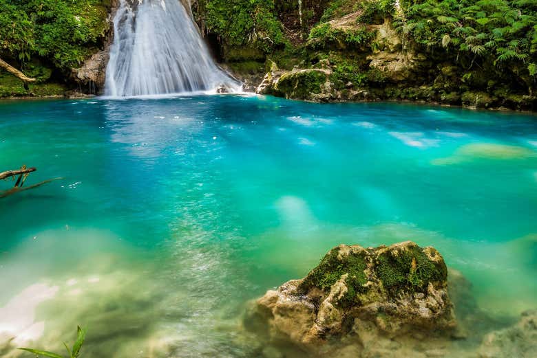 Una bella piscina natural en Jamaica