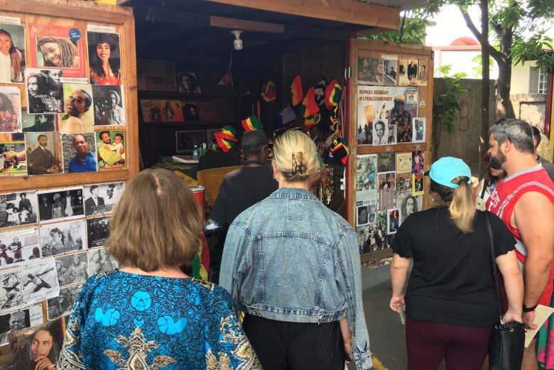 Durante el tour por Nine Mile