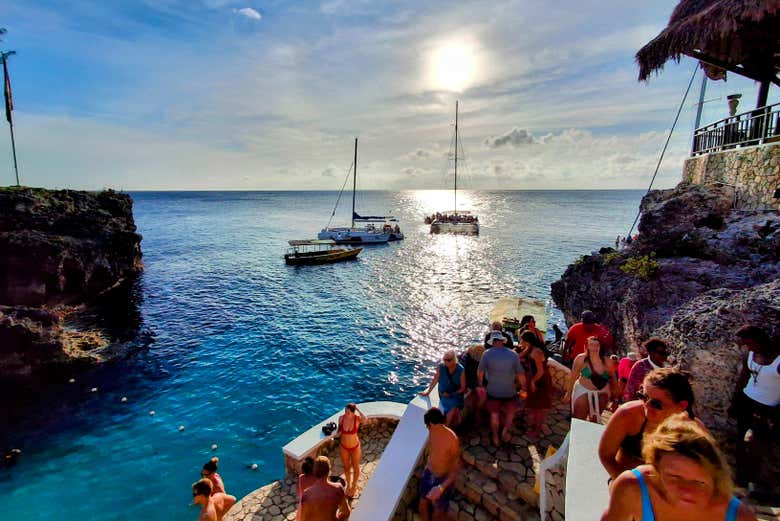 Começando a apreciar a vista do entardecer