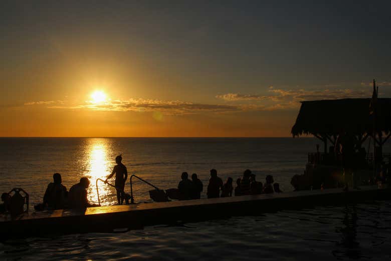 Pôr do sol em Negril em toda a sua glória